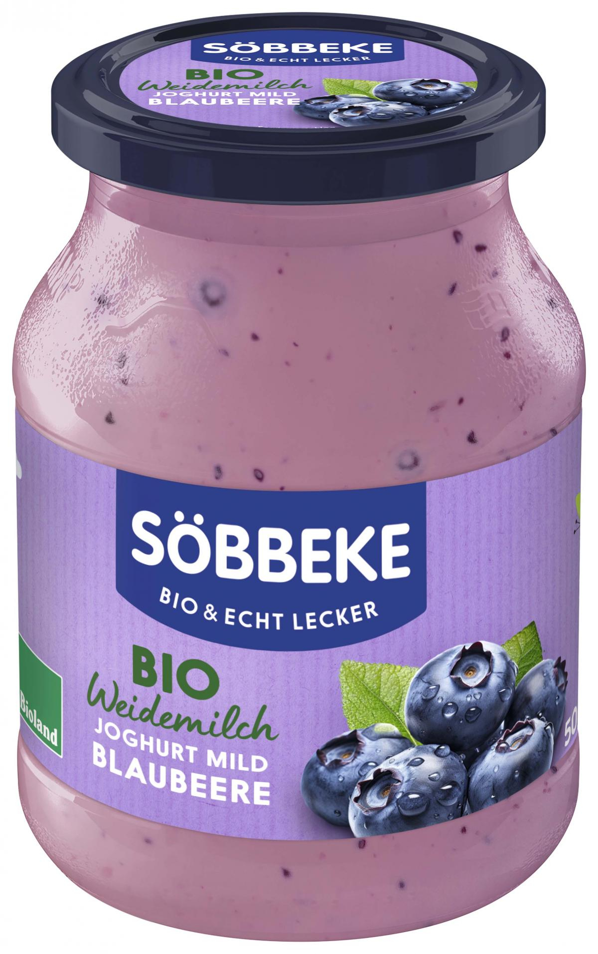 Pur Joghurt Blaubeere, mild, 3,8% (Pfandglas)