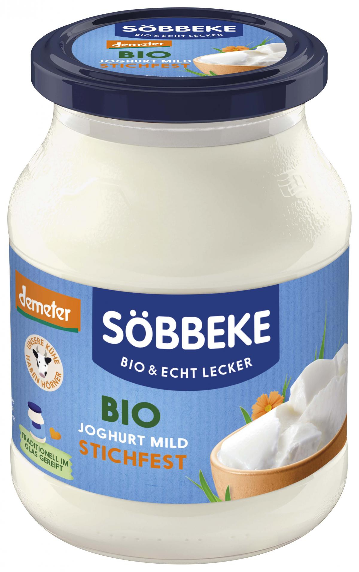 Stichfester Joghurt mild Natur, 3,8% (Pfandglas)