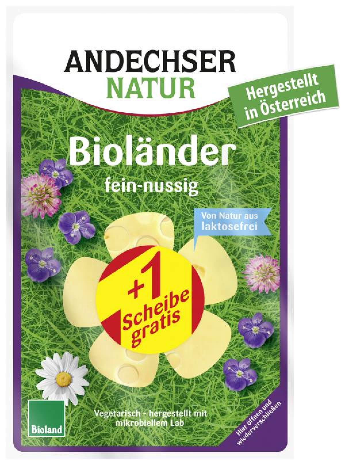 Bioländer in Scheiben BIOLAND 45% (Aktion +1 Sch.)