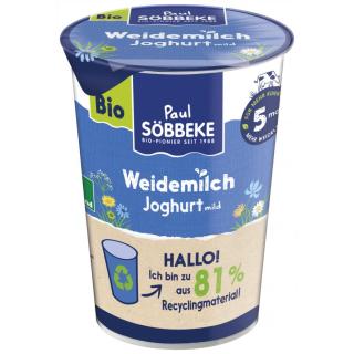 Weidemilch Joghurt mild Natur, 3,8% (Becher)