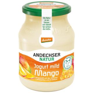 Joghurt mild Mango, 3,8%, Demeter (Pfandglas)