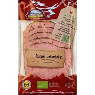 Rosmarin-Lachsschinken geschnitten